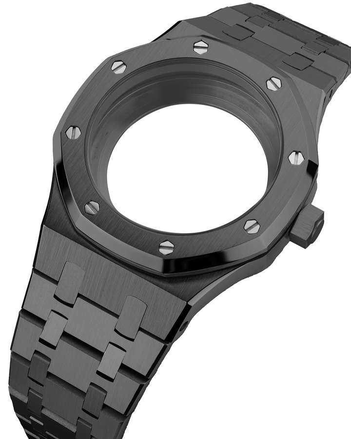 Nomods Royal Oak 37mm Seiko Mod Case Gun Metal Gray