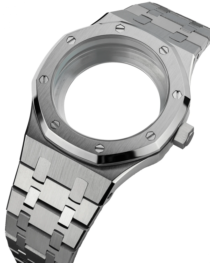 Nomods Royal Oak 37mm Seiko Mod Case Silver