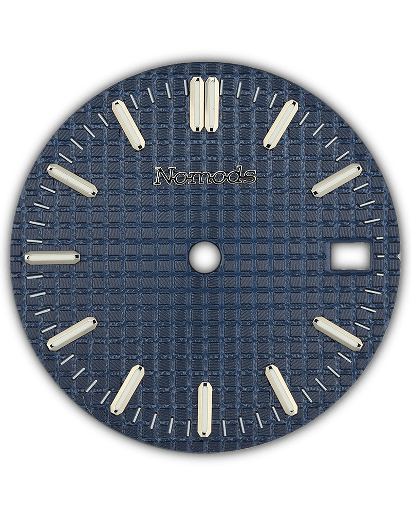 Nomods Waffle Dial Seiko NH35 Mod Royal Oak 28.5mm Blue