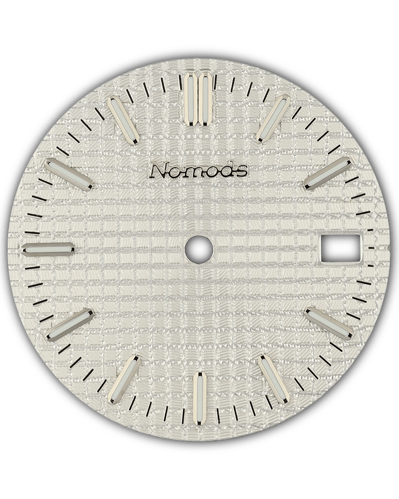 Nomods Waffle Dial Seiko NH35 Mod Royal Oak 28.5mm White