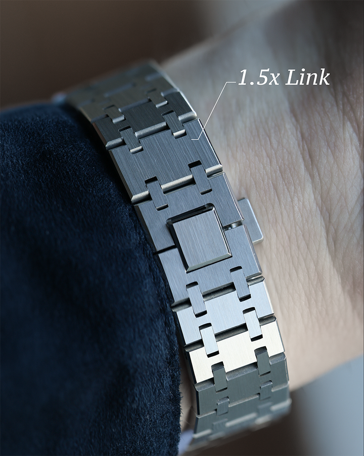 Royal Oak 37mm Seiko Mod Extended 1.5x Link