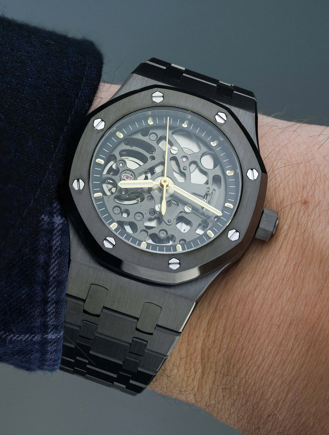 37 mm Royal Oak Seiko Mod – Gunmetal