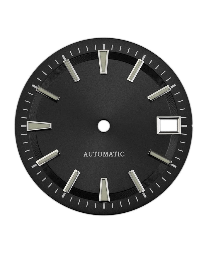 Nomods Black 28.5mm Sunburst Sector Dial for Seiko Modding |  NH35 Blue, Black & Green