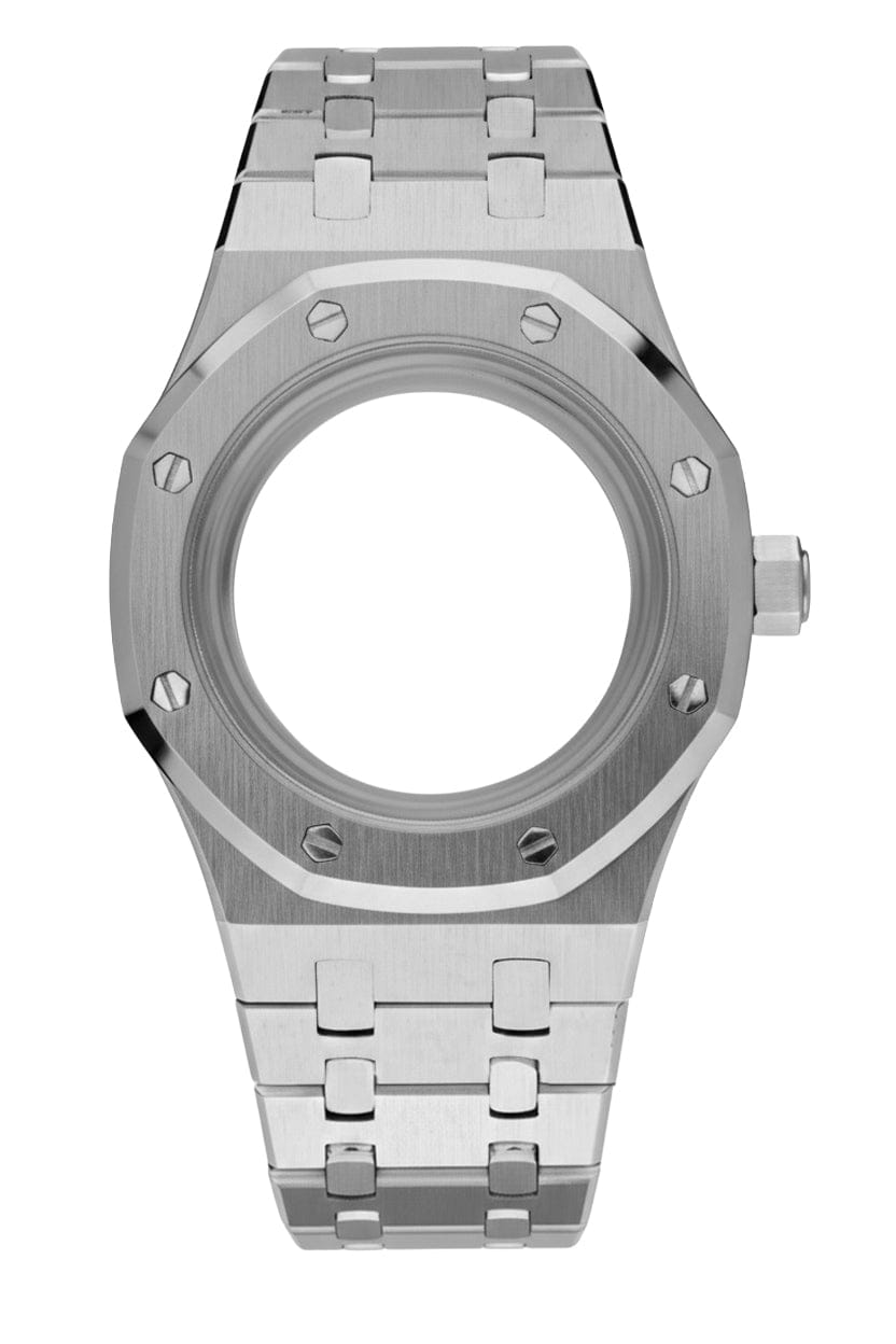 V2 Ultratynn Sølv Royal Oak Seiko Mod Kasse – 37mm NH35/NH72