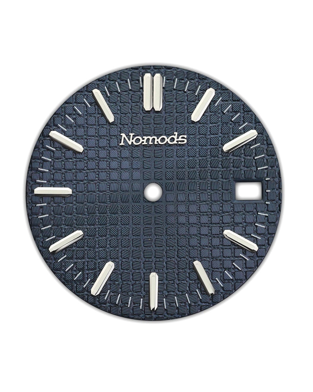 Blaa Metallic Waffle Seiko Mod Urskive - 28,5mm NH35