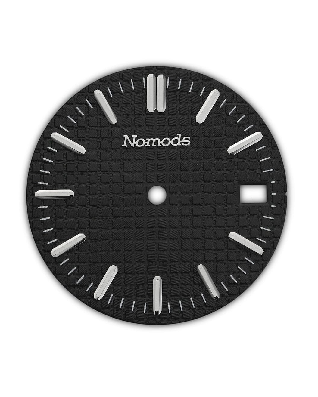Nomods Dials Silver Green Metallic Waffle Seiko Mod Dial – 28.5mm NH35
