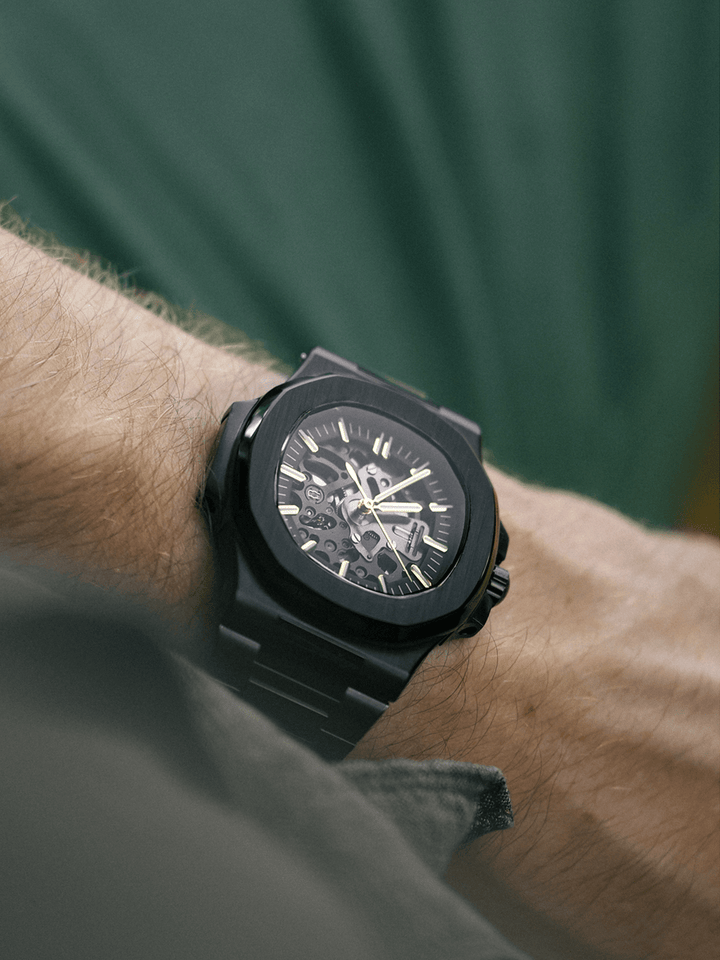 Nomods Seiko Mod - Nautilus Black PVD Rose Gold