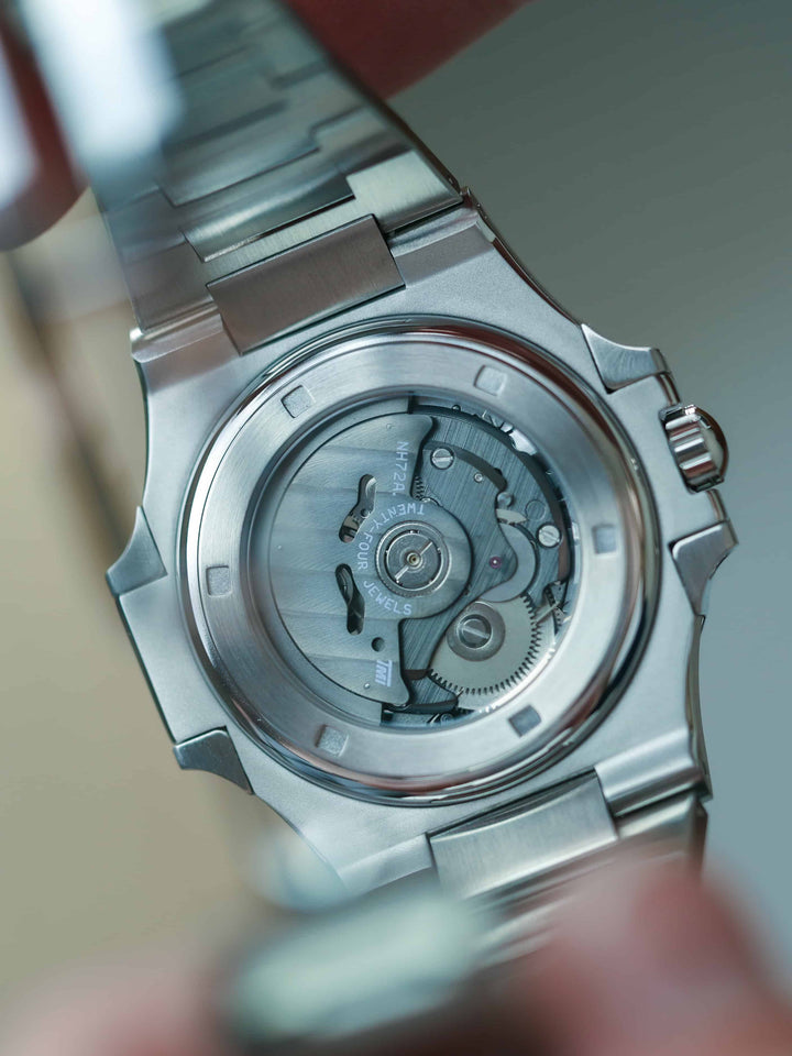 Nomods Seiko mod - Nautilus Skeleton Silver