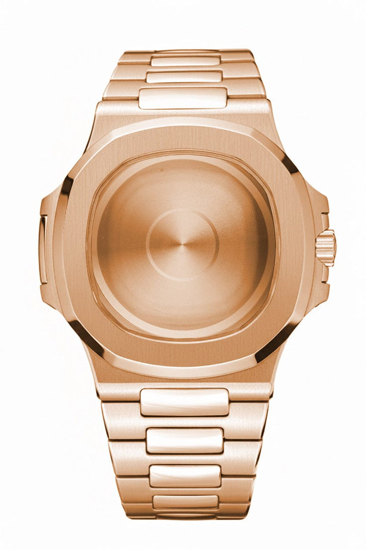 Nomods Solid caseback / Clear AR Rose Gold Seikonaut Seiko Mod Case – NH35/NH7X (Ultra-Thin)