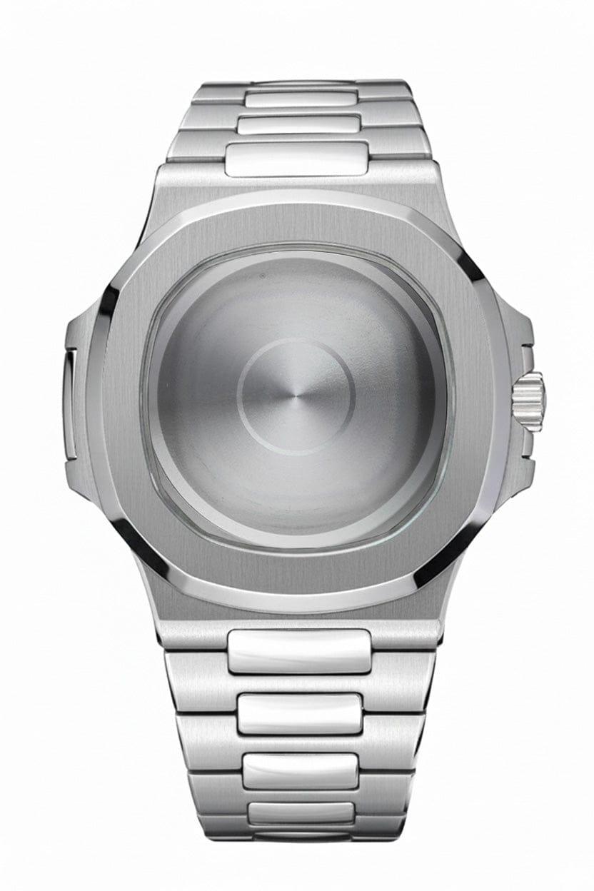 Nomods Solid caseback / Clear AR Silver Seikonaut Seiko Mod Case – NH35/NH7x (Ultra-Thin)